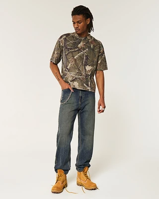 Dark Wash Baggy Jeans