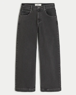 Washed Black Super Baggy Jeans