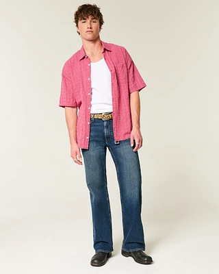 Dark Wash Relaxed Boot Jeans