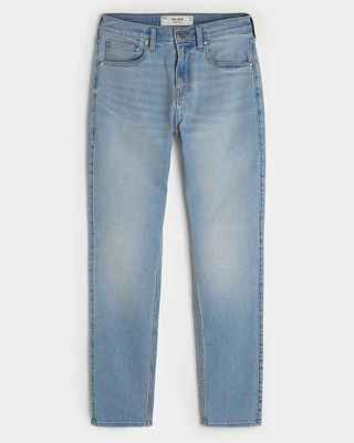 Light Wash Athletic Skinny Jeans