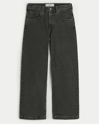 Washed Black Super Baggy Jeans