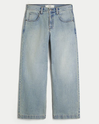 Light Wash Super Baggy Jeans