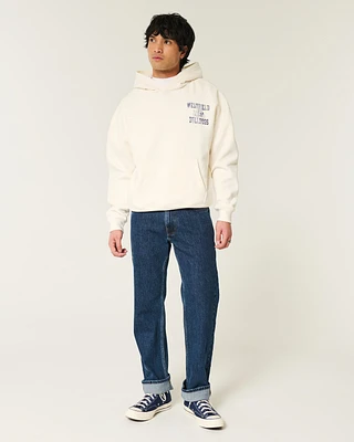 Dark Wash Straight Jeans