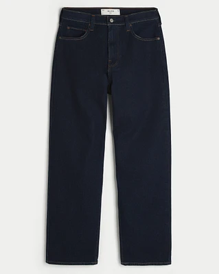 Dark Rinse Wash Baggy Jeans