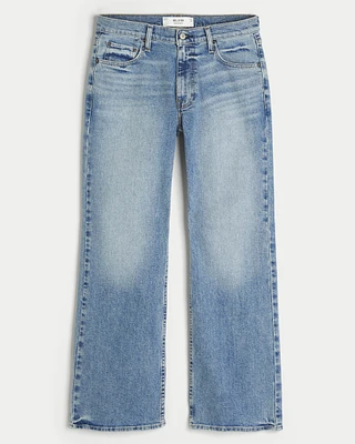 Medium Wash Relaxed Boot Jeans