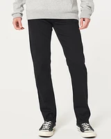 Black No Fade Slim Straight Jeans