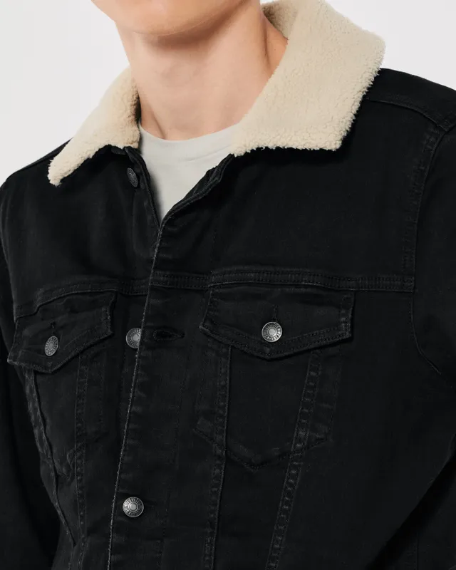 Women's Sherpa-Lined Faux Suede Biker Jacket | Women's Jackets & Coats |  HollisterCo.com