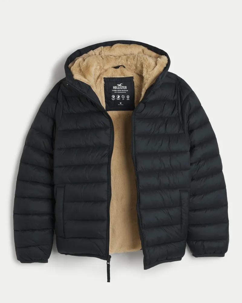 Hollister, Jackets & Coats, Hollister Faux Fur Liner Cozy Parka