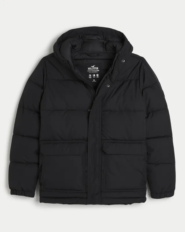 ultimate cozy lined puffer jacket hollister｜TikTok Search