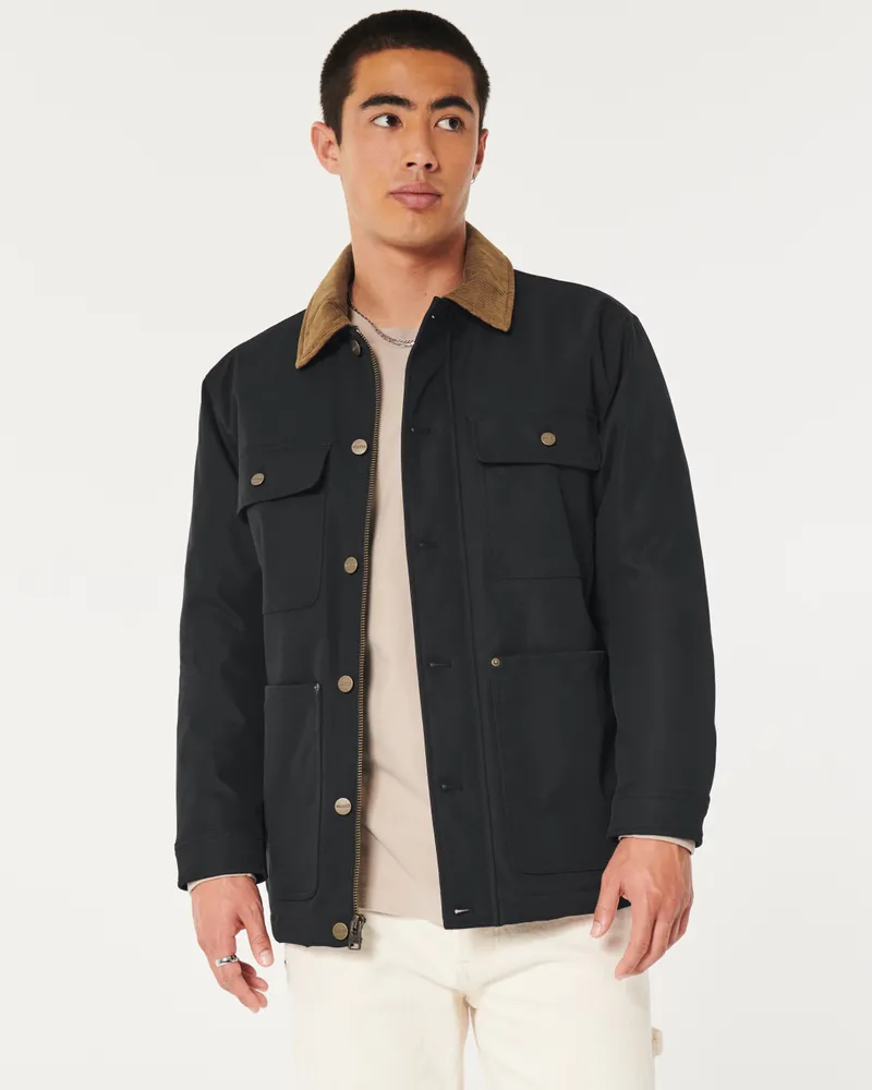Corduroy Collar Chore Jacket