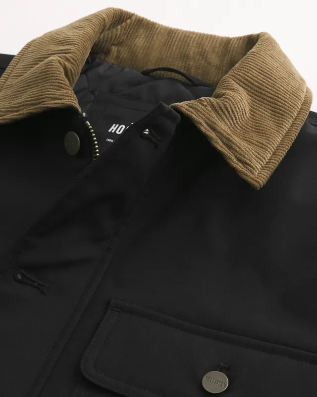 Hollister Corduroy Collar Chore Jacket