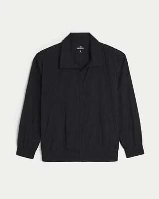 Zip-Up Nylon Jacket