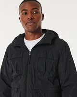 Fleece-Lined All-Weather Hoodie Jacket