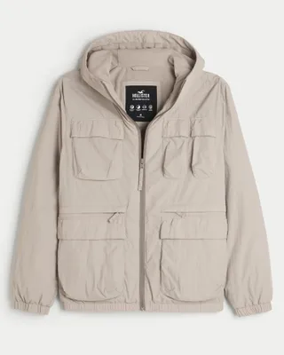 Fleece-Lined All-Weather Hoodie Jacket