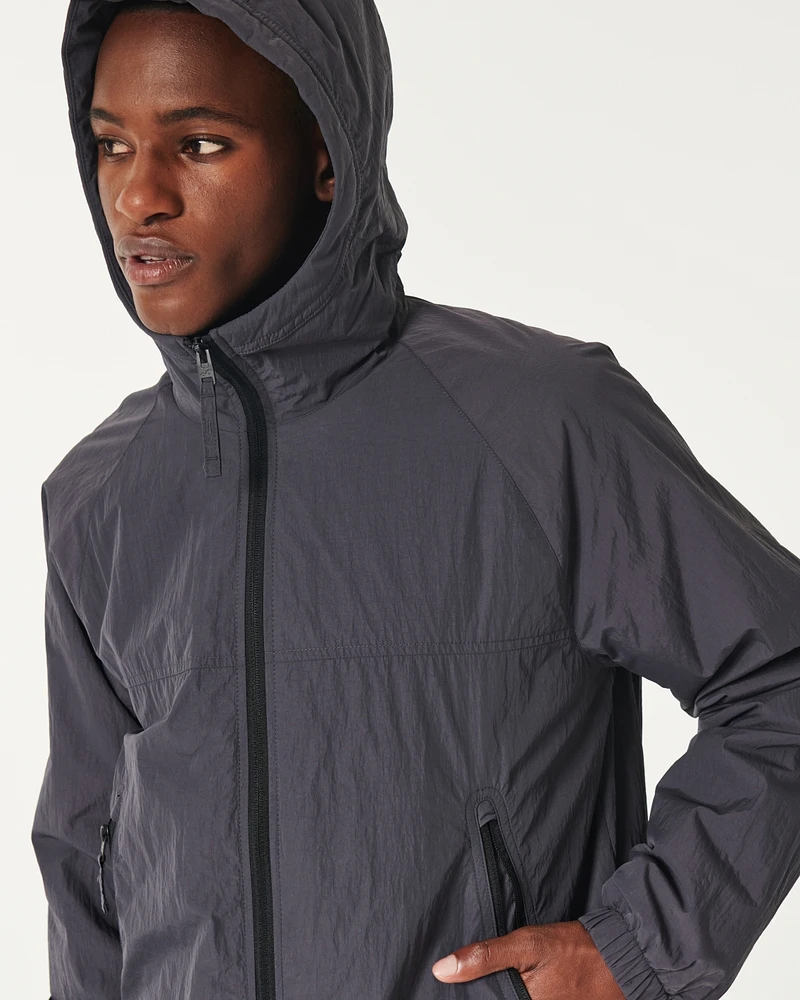 Fleece-Lined All-Weather Zip-Up Jacket