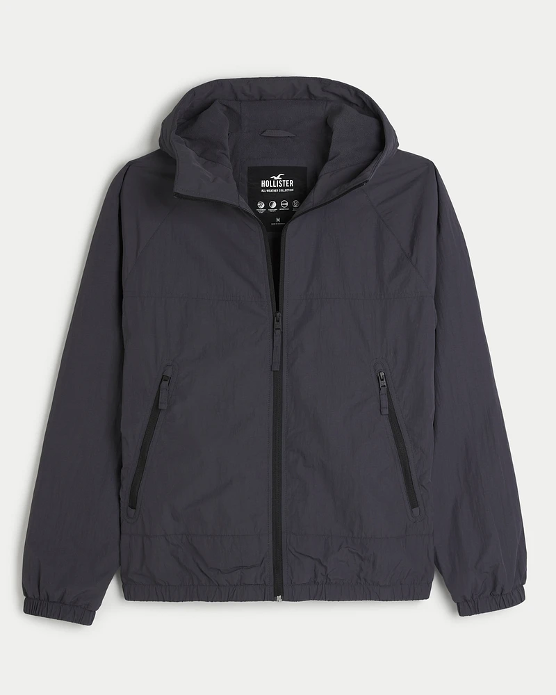 Fleece-Lined All-Weather Zip-Up Jacket