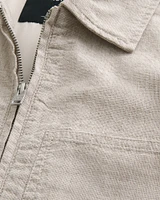 Linen Blend Chore Jacket