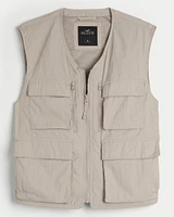 Mesh-Lined Festival Vest