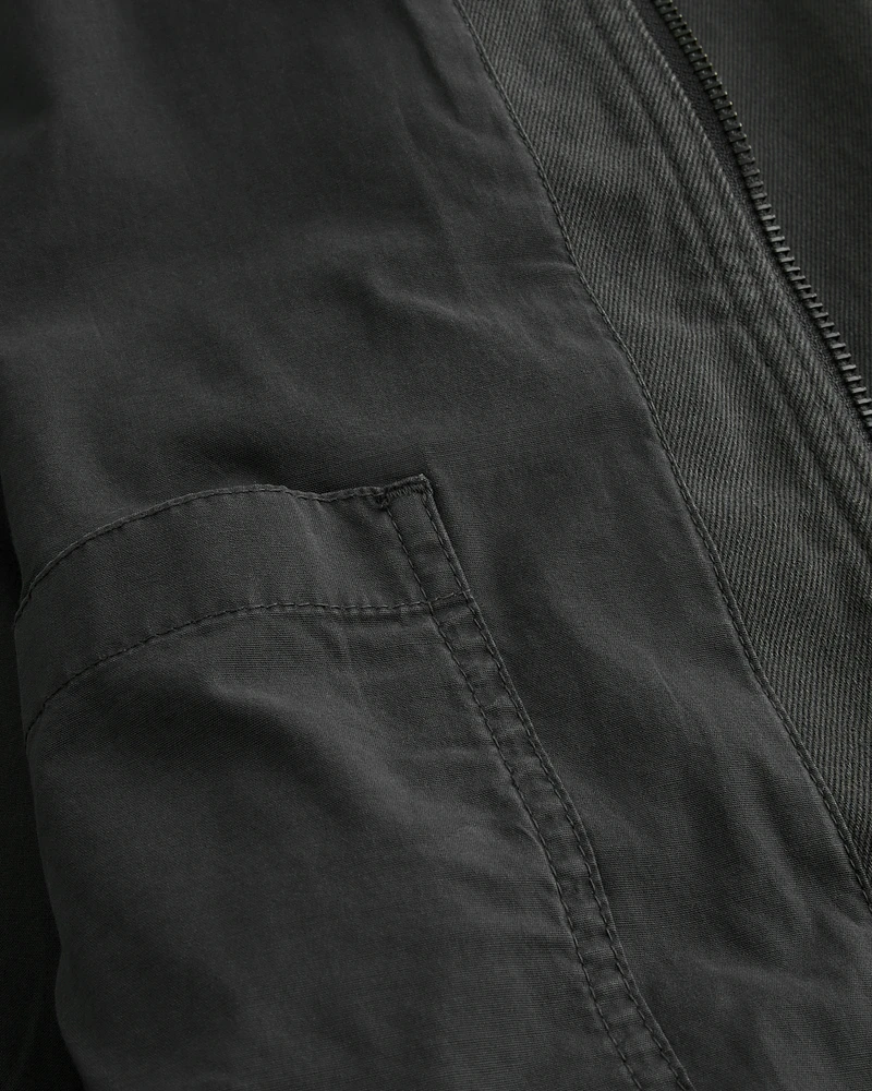 Hooded Zip-Up Jacket