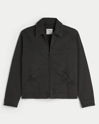 Zip-Up Workwear Jacket