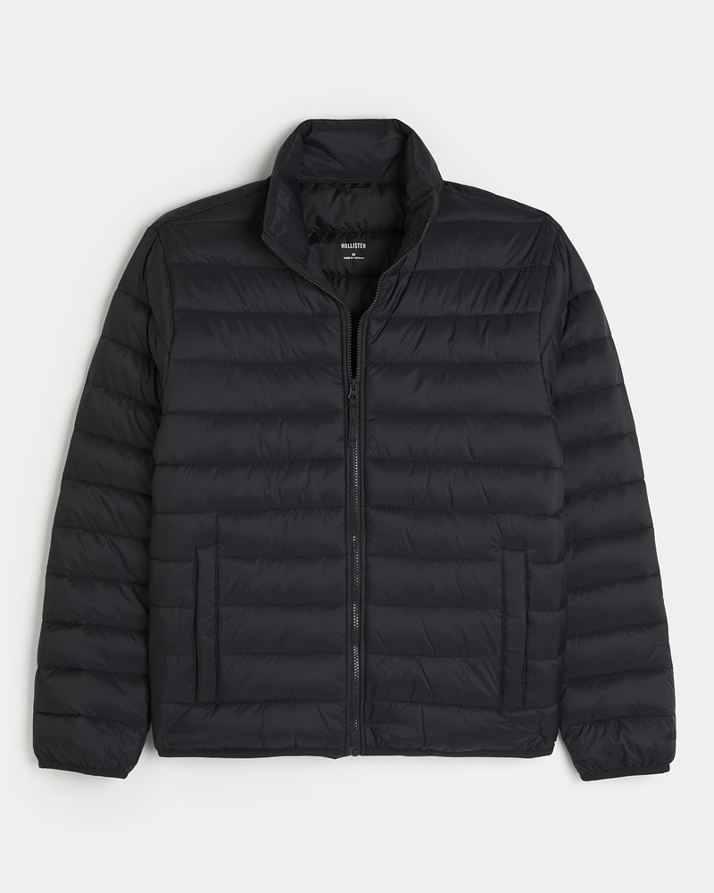 Zip-Up Puffer Jacket