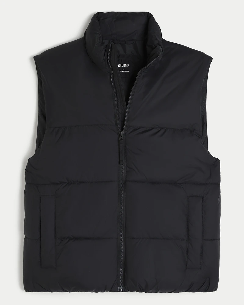 Zip-Up Puffer Vest