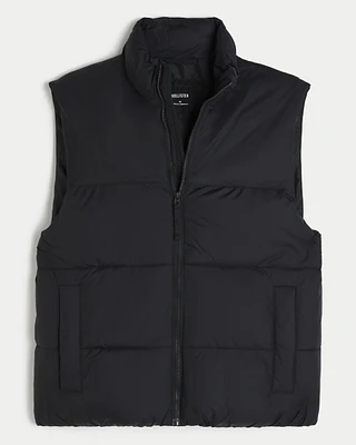 Zip-Up Puffer Vest