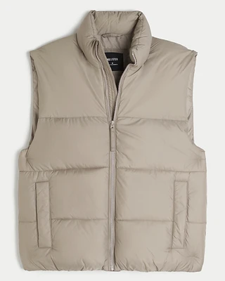 Zip-Up Puffer Vest