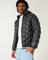 Mid-Weight Hooded Puffer Jacket