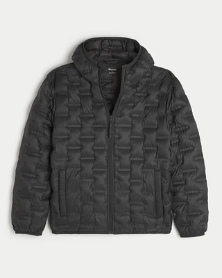 Mid-Weight Hooded Puffer Jacket