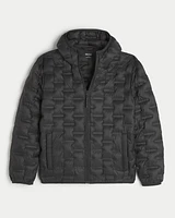 Mid-Weight Hooded Puffer Jacket