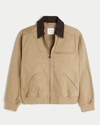 Zip-Up Workwear Jacket