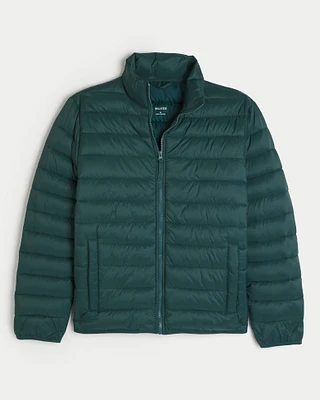 Mock-Neck Puffer Jacket