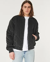 Twill Workwear Bomber Jacket