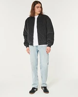 Twill Workwear Bomber Jacket