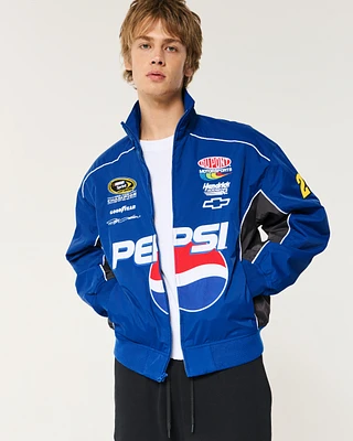 Pepsi NASCAR Graphic Zip-Up Racing Jacket