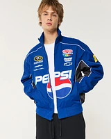 Pepsi NASCAR Graphic Zip-Up Racing Jacket