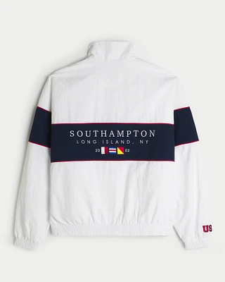 Southampton NY Graphic Zip-Up Jacket