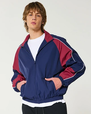 Colorblock Windbreaker Jacket