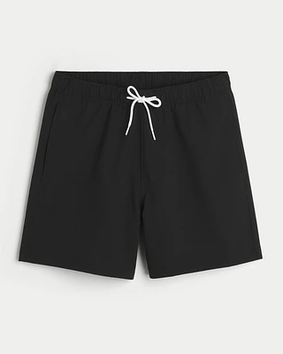 Seersucker Guard Swim Trunks 6