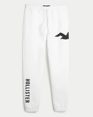 Relaxed Fleece Logo Graphic Joggers