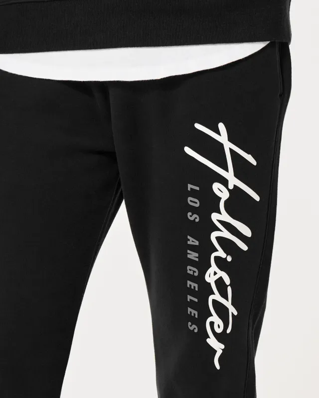 Hollister Fleece Logo Graphic Joggers