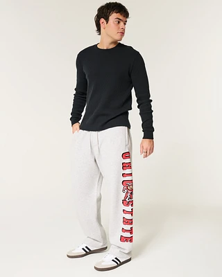 Ohio State University Graphic Baggy Sweatpants