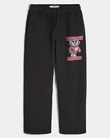 University of Wisconsin Badgers Graphic Baggy Sweatpants