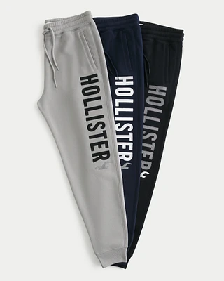 Fleece Logo Graphic Jogger 3-Pack