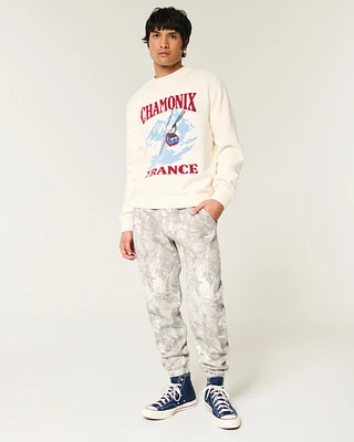 Relaxed Camo Fleece Joggers