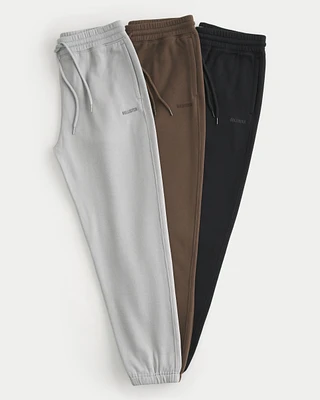 Fleece Logo Jogger 3-Pack