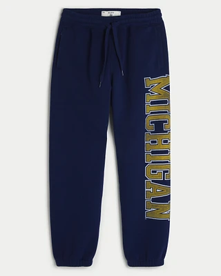 University of Michigan Graphic Baggy Sweatpants
