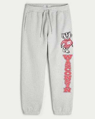 University of Wisconsin Graphic Baggy Sweatpants