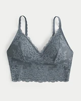 Lace Longline Triangle Bralette